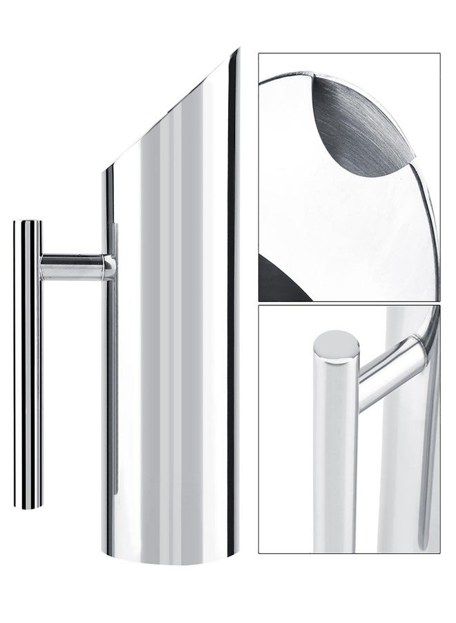 Tbest Water Pitchers Pitcher Filter,Stainless Steel Water Pitcher,Genware Stainless 50Oz,Wasserkrug Stainless Steel With Ice Guard Cold Drinking Pitcher Home Hotel Serving Tool 2L(1.5L) - Image 5