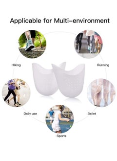 KASTWAVE Silicone Gel Toe Caps, Soft Protectors Covers, Metatarsal Pads Ballet Pointe Pads with Forefoot Cushion 2 Pairs  - Image 3