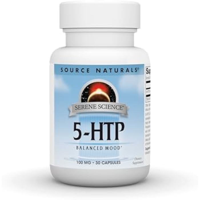 Source Naturals Serene Science 5-HTP, Balanced Mood* 100 mg - 30 Capsules - Image 1