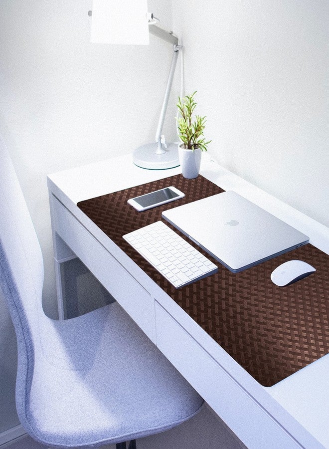 ElastPro EVA Food Grade Washable Anti Slip Mat/Sheet for Fridge, Shelf Liner, Table, Kitchen Drawer mat (CoffeeBrown Crossed Stripe, 5 Meter) - Image 5