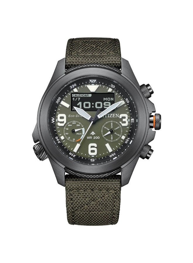 CITIZEN Nylon Chronograph Wrist Watch JV1005-02W - Image 1