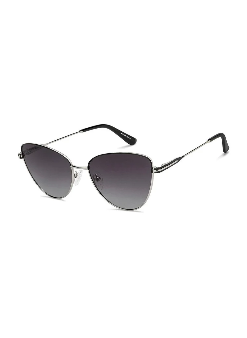 VINCENT CHASE Women's Women's Polarized Cat Eye Sunglasses - VC S15868 - Lens Size: 56 Mm