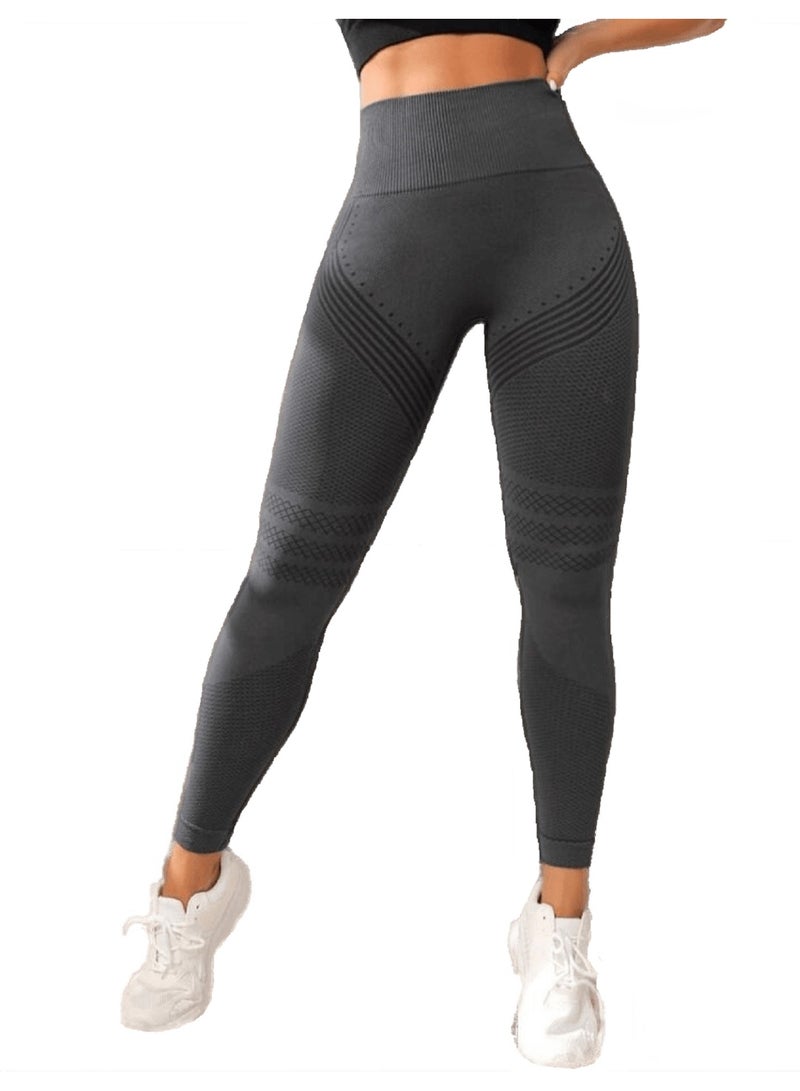 Sweet Cathy Scrunch Butt Lifting Yoga Pants Seamless Leggings High Waist Tummy Control Workout Gym for Women - Image 3