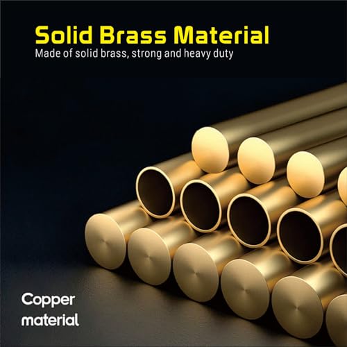 Siwil Security Door Chain Guard Solid Brass, Heavy-Duty Home Security, Sturdy and Rust-Resistant Brass Door Lock Security Chain (Brass) - Image 3