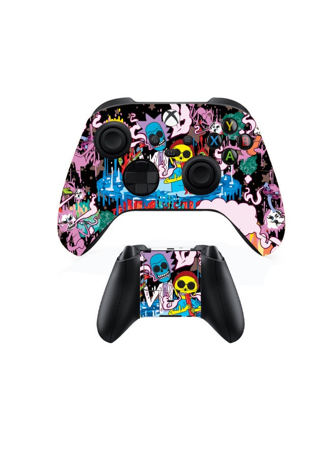 Xbox Series X S Handle Sticker Film Seamless Matte Skin Sticker Vinyl Back-Color:xv64 - Image 1