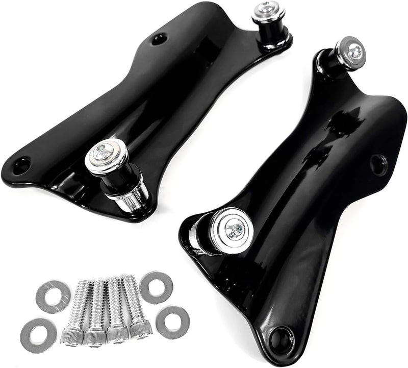 Fjpacemt Black Detachable 4-Point Docking Hardware Kits for Harley Touring Models 2014-2023 - Image 2