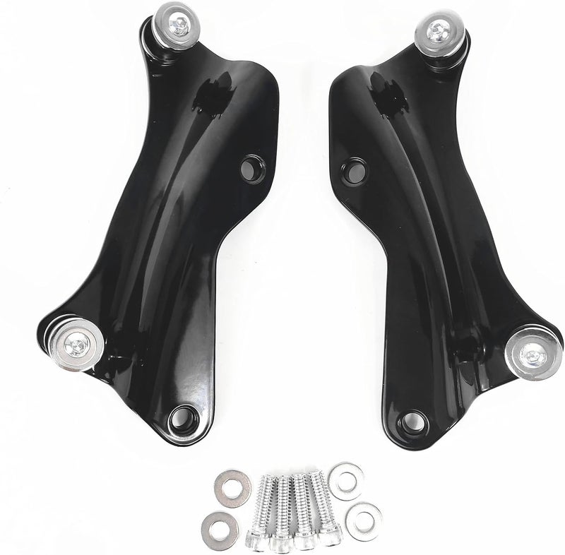 Fjpacemt Black Detachable 4-Point Docking Hardware Kits for Harley Touring Models 2014-2023 - Image 4