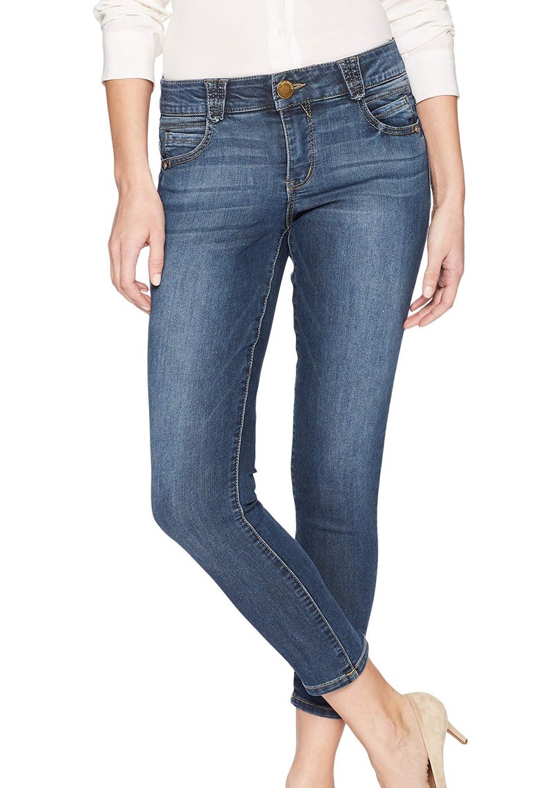 Democracy womens Absolution Crop Jeans Authentic Blue 14 US