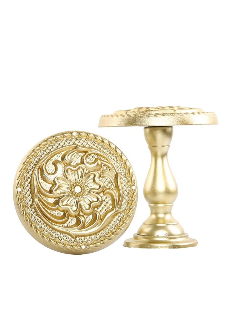 IDT 1 Pair Curtain Holdbacks Window Tie Backs Holders For Bedroom Wall Office Decor Home Sheer Blackout Drapes Blind Curtains Decorations Accessories Buckle Hooks Golden Colour - Image 2