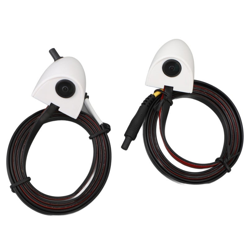 Car Blind Spot Camera: Black 80-Degree Wide Angle - HD Image Quality Side View Camera for Low Light Driving, Universal Vehicle Use - Image 1