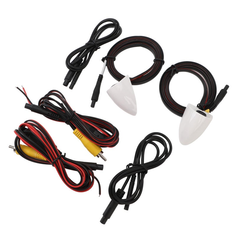 Car Blind Spot Camera: Black 80-Degree Wide Angle - HD Image Quality Side View Camera for Low Light Driving, Universal Vehicle Use - Image 3