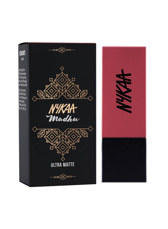 Nykaa Ultra Matte Lipstick Matte Finish Madhu - Image 3