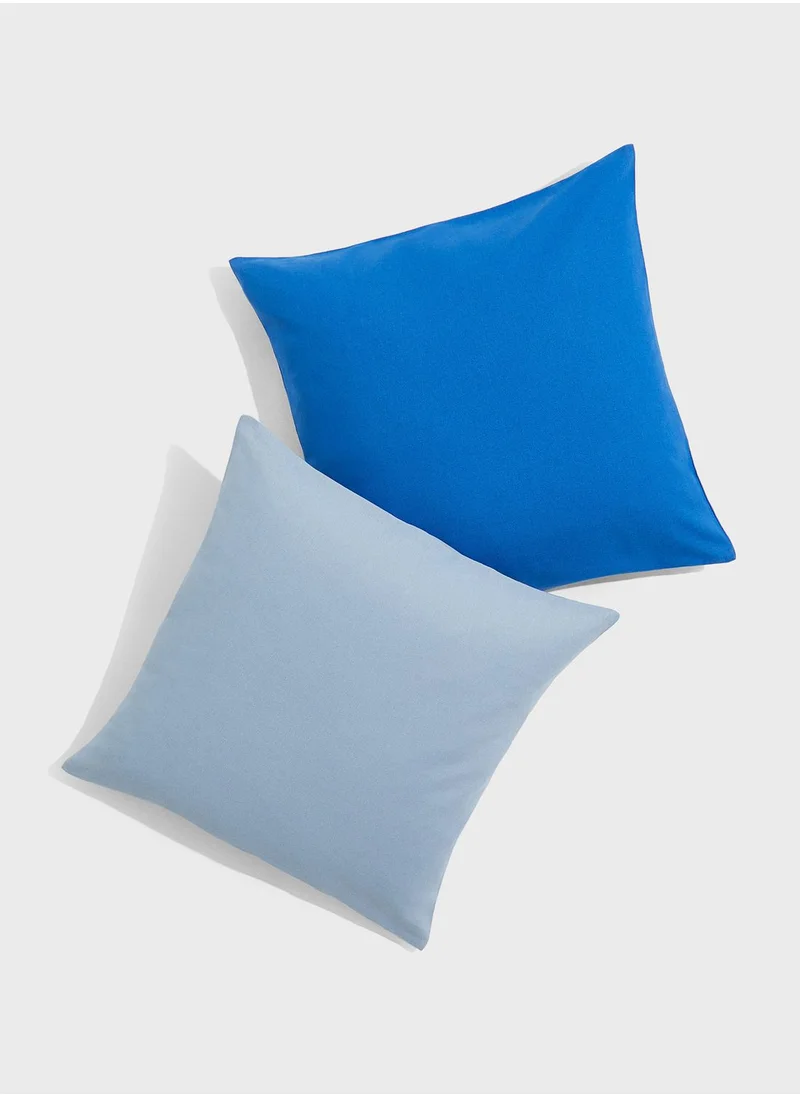 اتش اند ام 2-Pack Cotton Canvas Cushion Covers