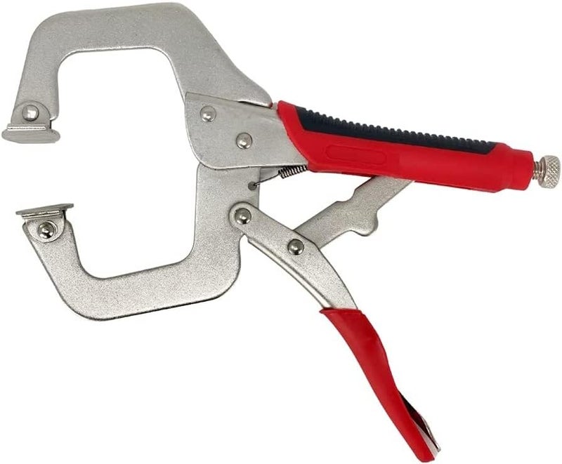 Massca Locking Face Clamp | Portable Table & Tool Vise Grip | Heavy Duty FaceClamps with Swivel Pads | Made from Strong High-Grade Carbon Steel for Home &Workshop welding Use | â€“ 11 Inch - Image 1