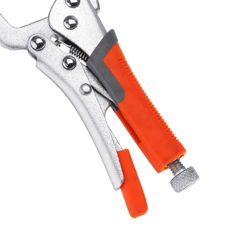 Massca Locking Face Clamp | Portable Table & Tool Vise Grip | Heavy Duty FaceClamps with Swivel Pads | Made from Strong High-Grade Carbon Steel for Home &Workshop welding Use | â€“ 11 Inch - Image 5