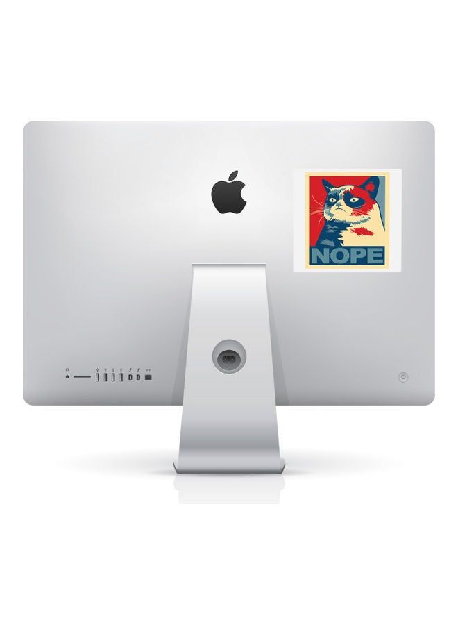 RKN Funny Meme Nope Cat Vinyl Sticker For Pc Or Computer 4.5inch - Image 1
