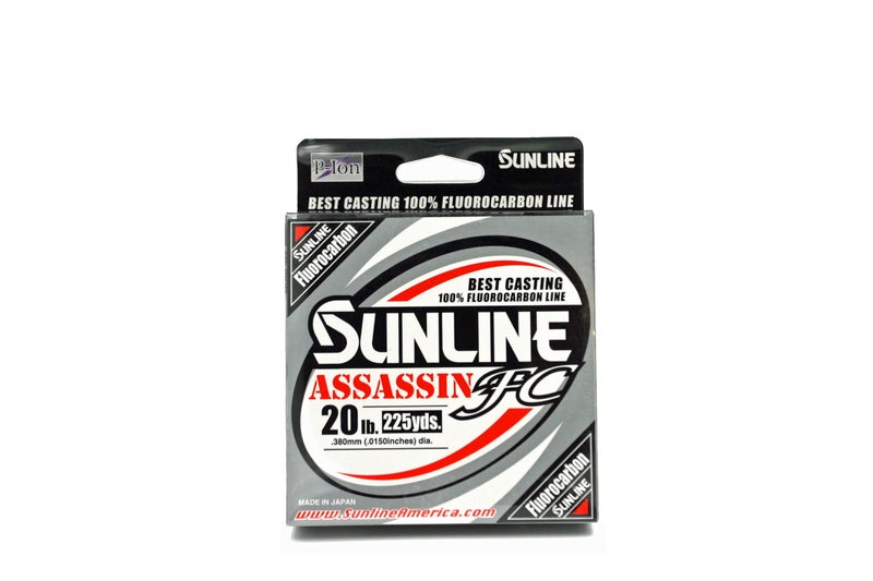 Sunline Assassin FC Fishing Line, 20 Pound 225 Yards, Clear - Image 5