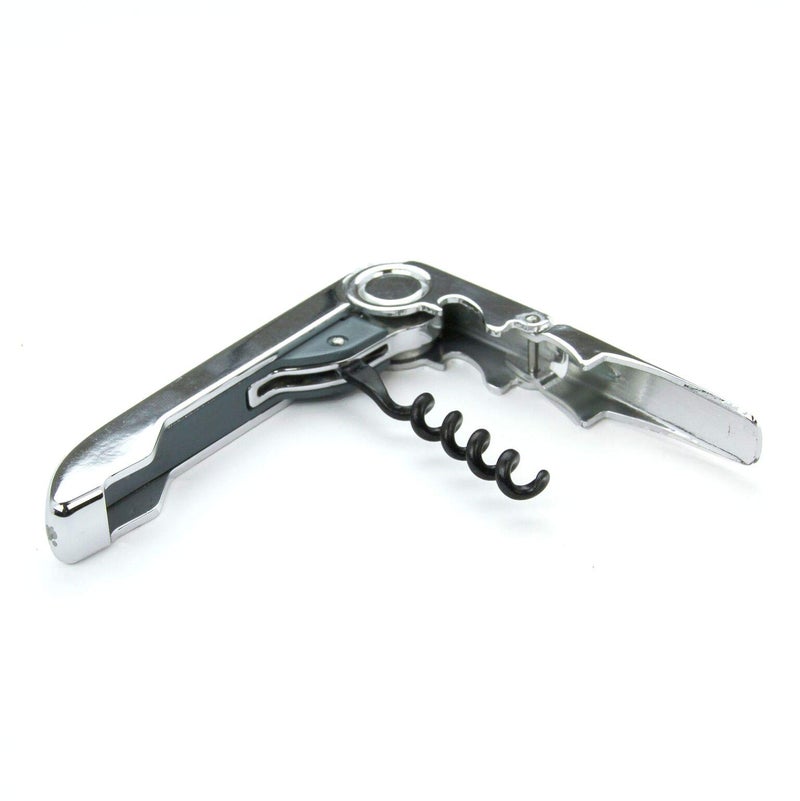 Vinturi All-In-One Waiter's Corkscrew Bottle Opener and Foil Cutter, Silver - Image 2