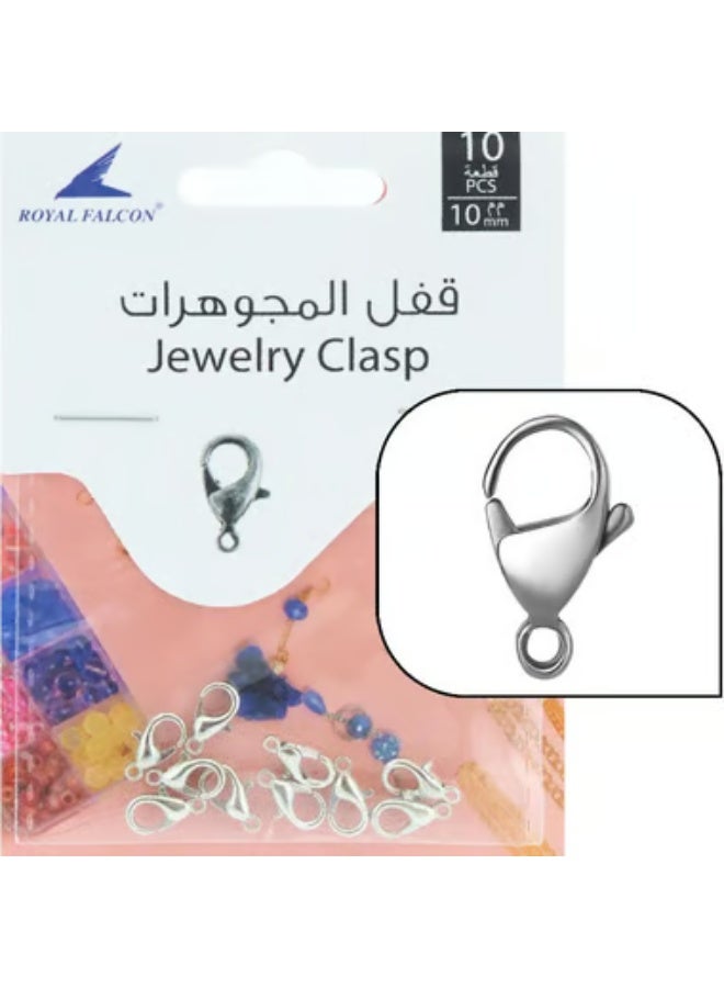 Royal Falcon Jewelry Locks Lobster10 mm Rhodium.05 kg ( .11 lb ) - Image 1