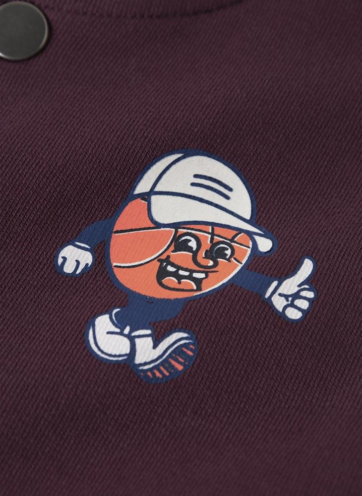 NAME IT Kids Nmmkane Graphic Sweat Cardigan  - Image 3