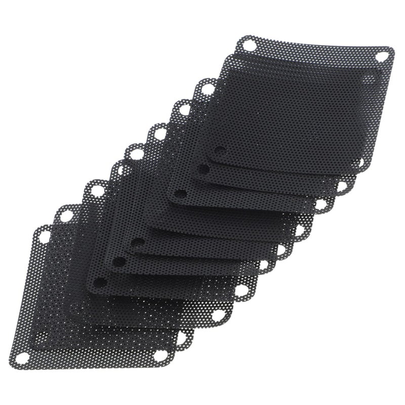 Black Mesh Fan Cover 7x7cm 50pcs for Computer Case Speaker Grills Safety Filter Easy Cleaning - Image 3