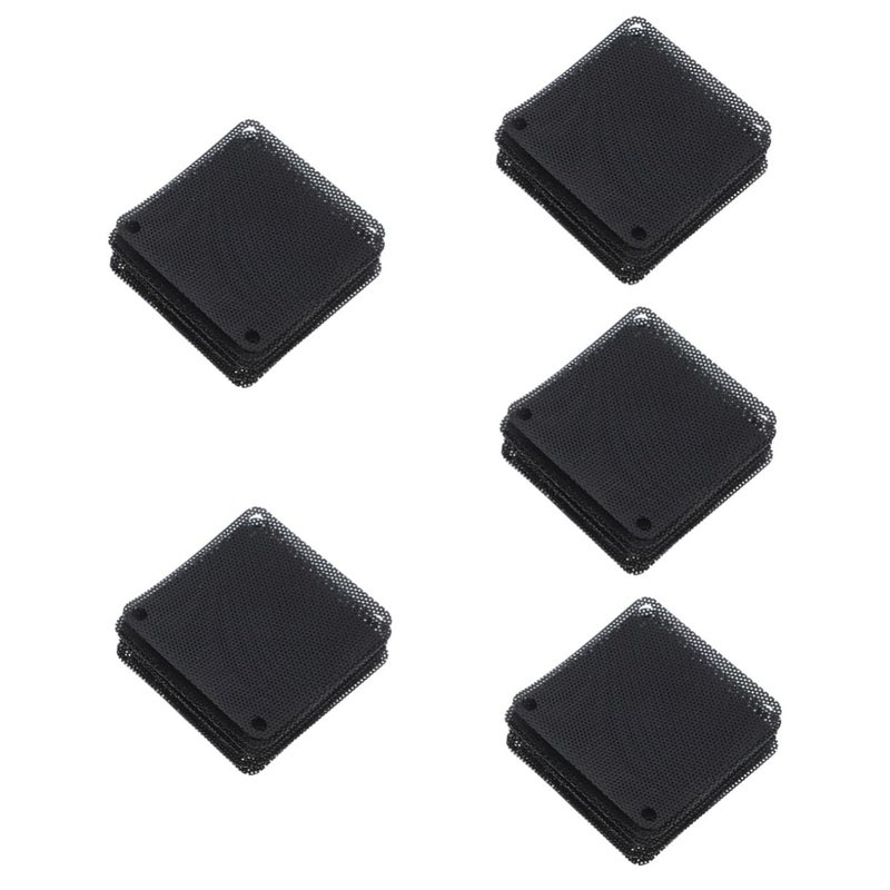Black Mesh Fan Cover 7x7cm 50pcs for Computer Case Speaker Grills Safety Filter Easy Cleaning - Image 2