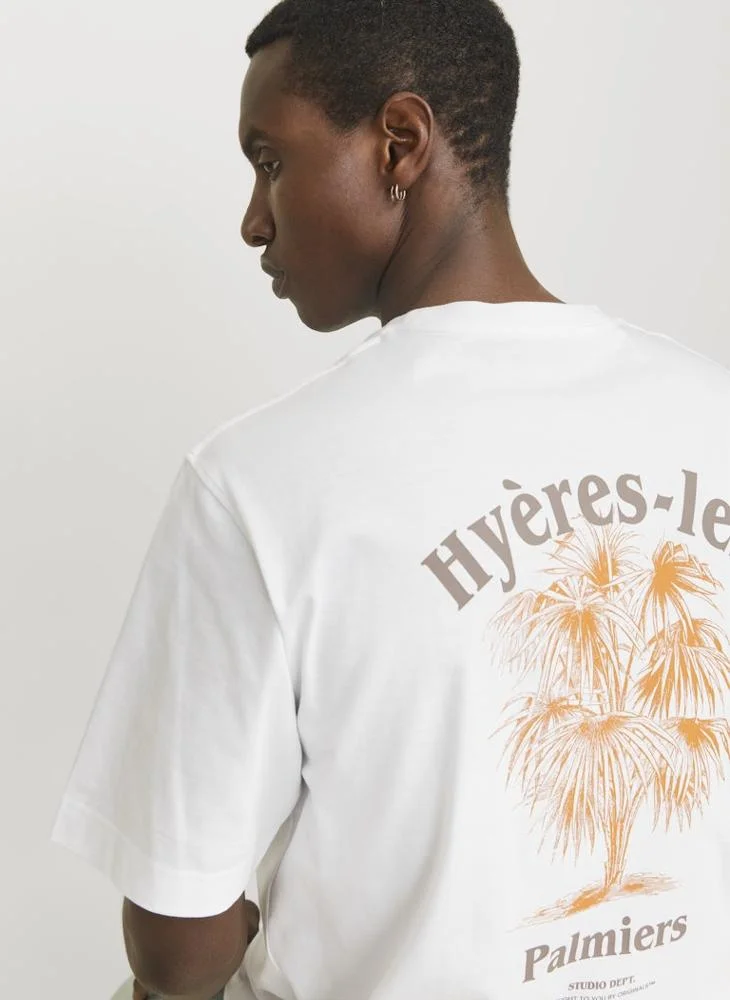 JACK & JONES Jorparos Easter Sketch Crew Neck T-Shirt