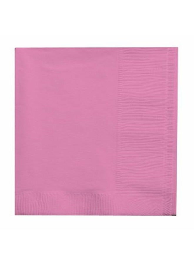 673042B Bright Pink Dinner Paper Napkins, 50 Pcs