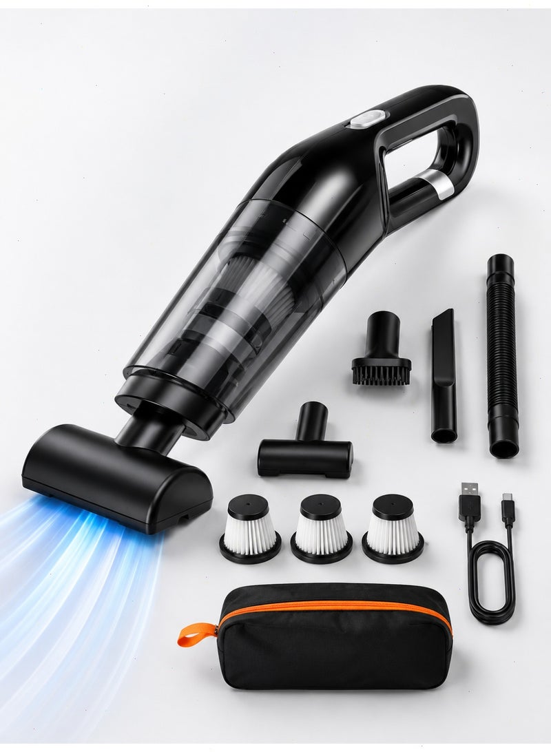 Vacuum cleaner Small, 120W. Suitable for use on bedroom beds, in cars, on sofas, and for clearing dust, hair, and other debris. - Image 1