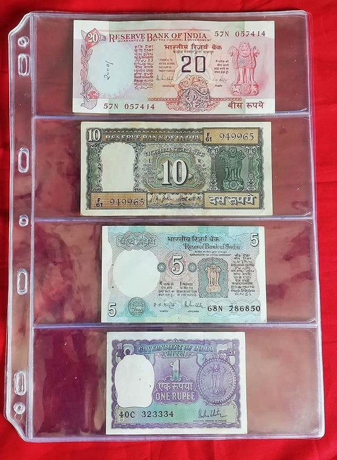 RCI Plastic Currency Protector Sheets are Great for Storing and organizing Your Valuable Collectible Paper Currency Pack of 10 (4 Divider) - Image 2