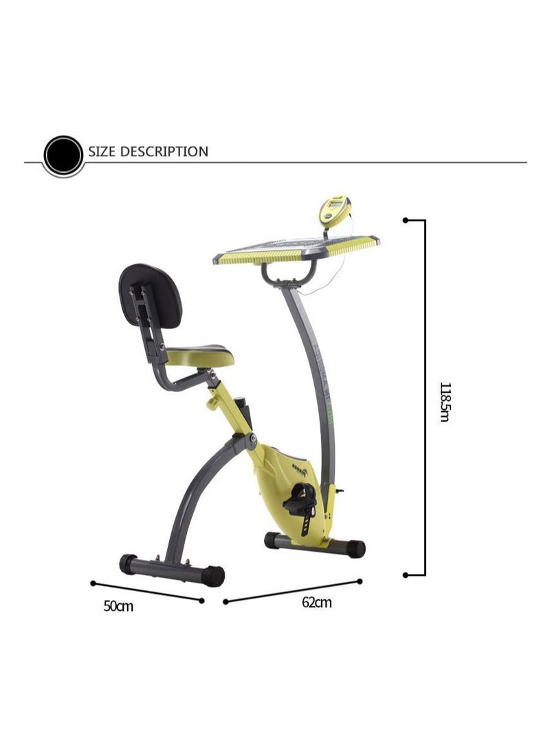 Generic Home Exercise Bike Super Quiet Two way Folding Magnetic Control Exercise Bike Spinning Bike With a Computer Desk  - Image 5