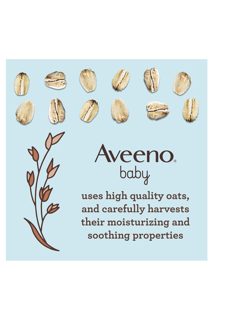 Aveeno Baby Aveeno Baby Sensitive Skin Bubble Bath with Oat Extract, Gently Cleanses and Leaves Skin Feeling Hydrated, Tear-Free Formula, Hypoallergenic, Paraben-, Phthalate-, Soap- & Dye-Free, 19.2 fl. Oz  - Image 2