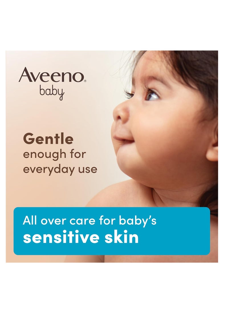 Aveeno Baby Aveeno Baby Sensitive Skin Bubble Bath with Oat Extract, Gently Cleanses and Leaves Skin Feeling Hydrated, Tear-Free Formula, Hypoallergenic, Paraben-, Phthalate-, Soap- & Dye-Free, 19.2 fl. Oz  - Image 5