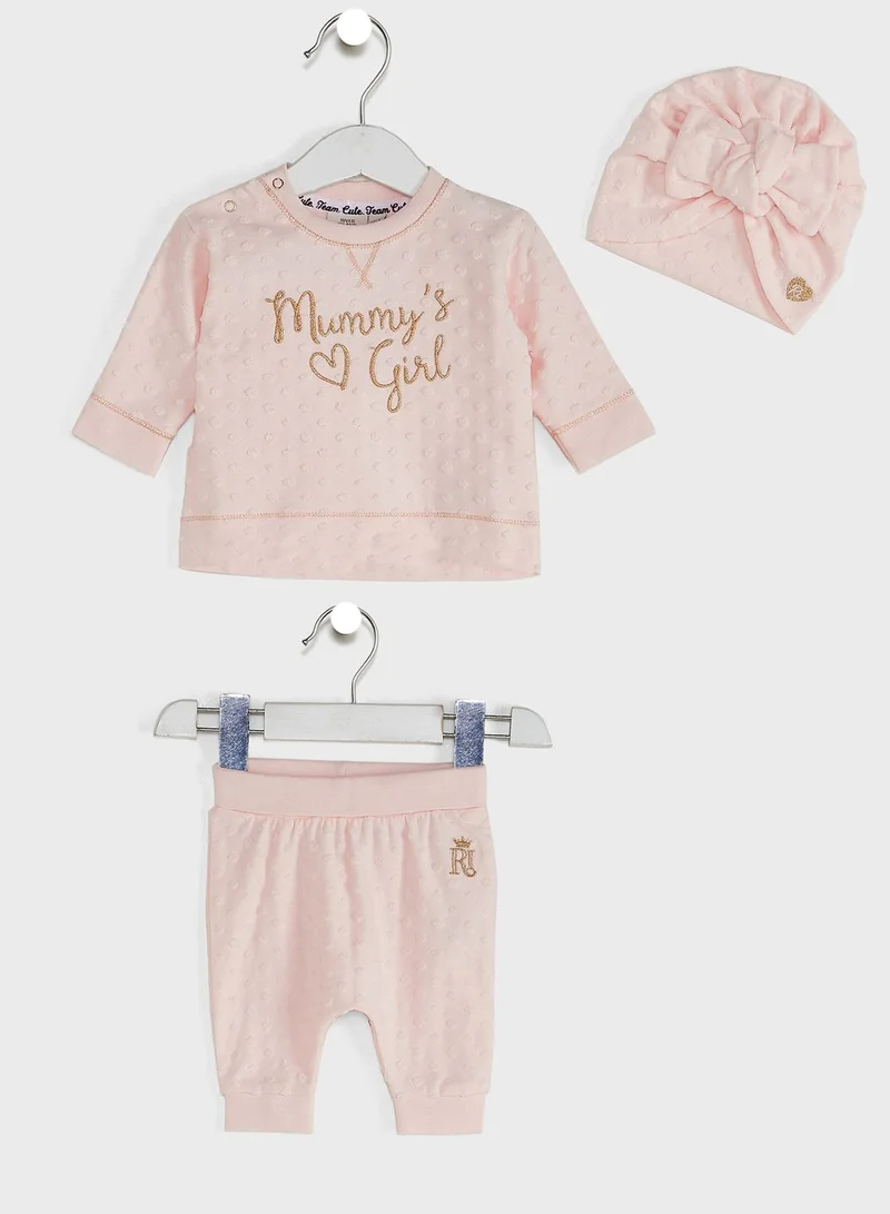 RIVER ISLAND Infant Mummy's Girl Turban Set