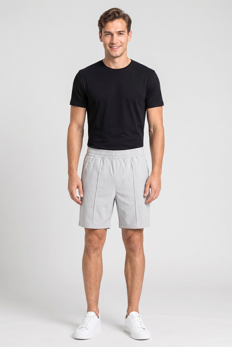 RBX Men Sportswear Fit Outdoor Shorts, Light Grey - Image 2