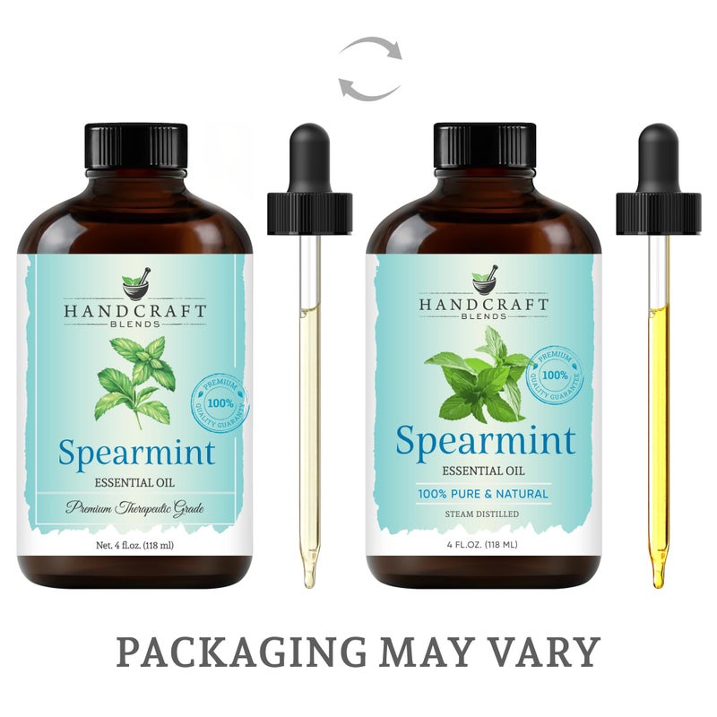 Handcraft Blends Spearmint Essential Oil - Huge 4 Fl Oz - 100% Pure and Natural - Premium Grade Essential Oil for Diffuser and Aromatherapy - Image 2