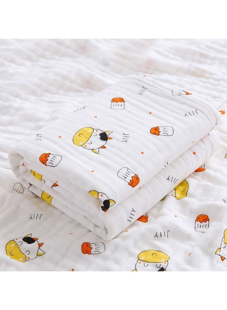 Loquat Pure Cotton Cartoon Printed Bath Towels