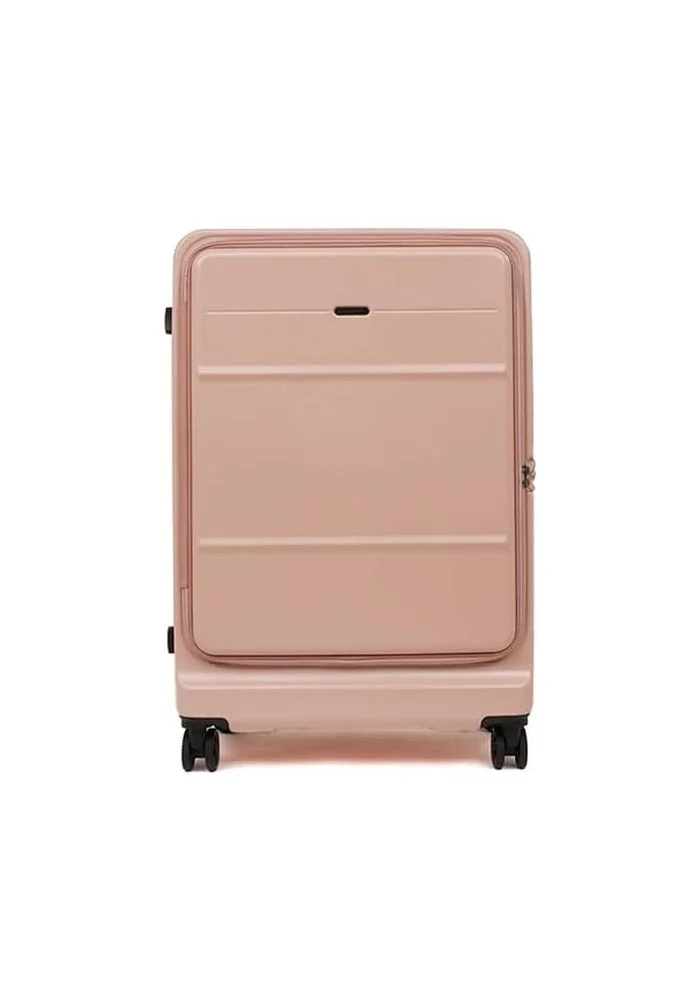 Cedro Cedro Luggags Trolley Case in Pink - Durable PP Material