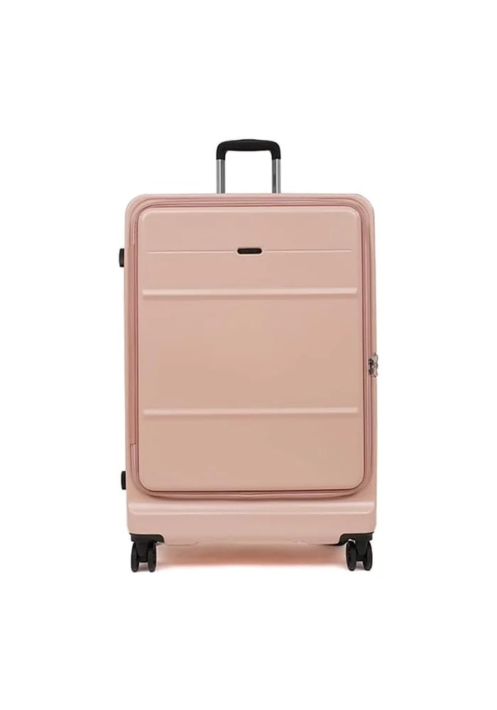 Cedro Cedro Luggags Trolley Case in Pink - Durable PP Material