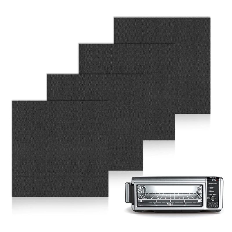 brikinte BRIKINTE 4 Pack Air Fryer Liners for Ninja Flip Toaster Oven  Air Fryer Nonstick Reusable