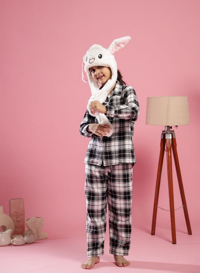 sanskrutihomes Checked Pure Cotton Shirt and Pyjama Set - Image 5