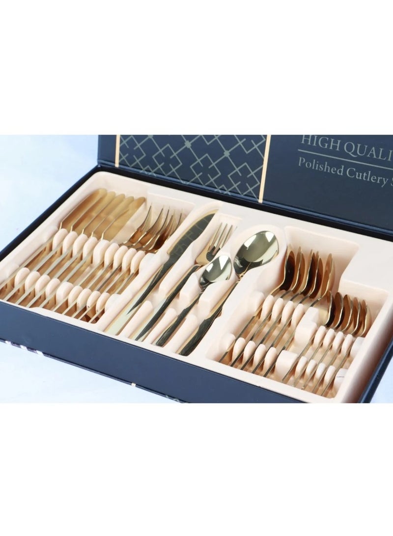 HOMEVEO 24-piece knife, fork and spoon set  - Image 2
