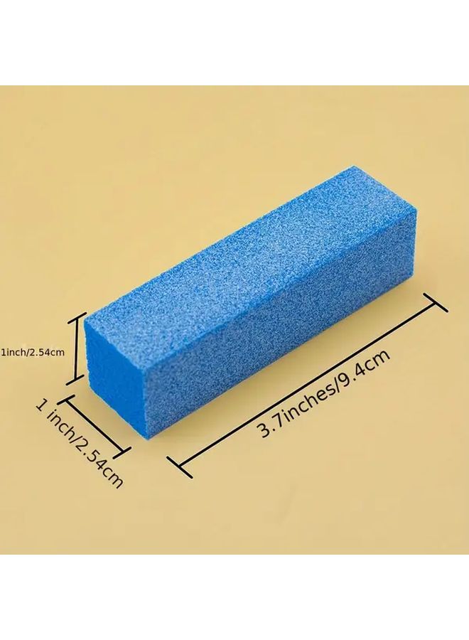3pcs Mixed Color Sponge Nail Polishing Blocks Manicure Tools Home Use Gift - Image 5