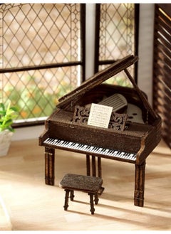 Flever Flever Dollhouse Miniature DIY House Kit Creative Room with Furniture for Romantic Artwork Gift (Time Impression)  - Image 5