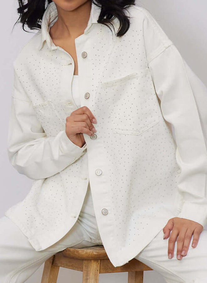 myMayz Studded Denim Shirt
