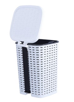 Reko Waste Can - Trash Bin - 12L Pedal Trash Can with Foot petal – Compact Wastebasket ( Multiolor )  - Image 5