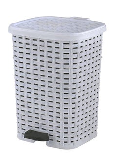 Reko Waste Can - Trash Bin - 12L Pedal Trash Can with Foot petal – Compact Wastebasket ( Multiolor )  - Image 1