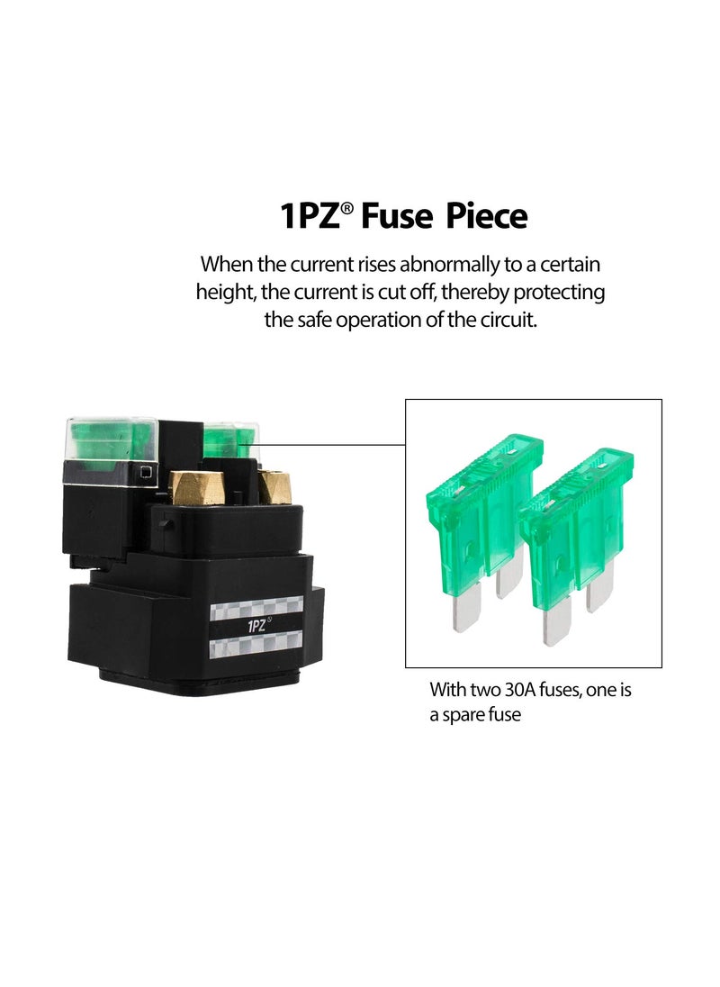 1PZ 1PZ Y07-SL2 Starter Solenoid Relay Replacement for Yamaha Grizzly 550 YFM550 2009-2014 Grizzly 700 YFM700 2007-2017 YFZ450 R X 2009-2021 3B4-81940-00-00 18P-81940-00-00  - Image 4