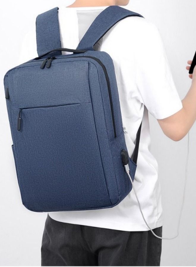 DUNISO Travel Laptop Backpack Business Anti Theft Slim Durable Computer Backpack with USB Charging Port Water Resistant College School Computer Bag Gifts for Men & Women Fits 15.6 Inch Notebook Black - Image 2