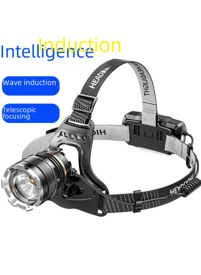 Generic Headlamp Headlight Hat Lighting Outdoor Camping Hiking Torch Head Mounted Flashlight Emergency Rescue Searchlight-Color:T300 Headlamp Suit  - Image 3
